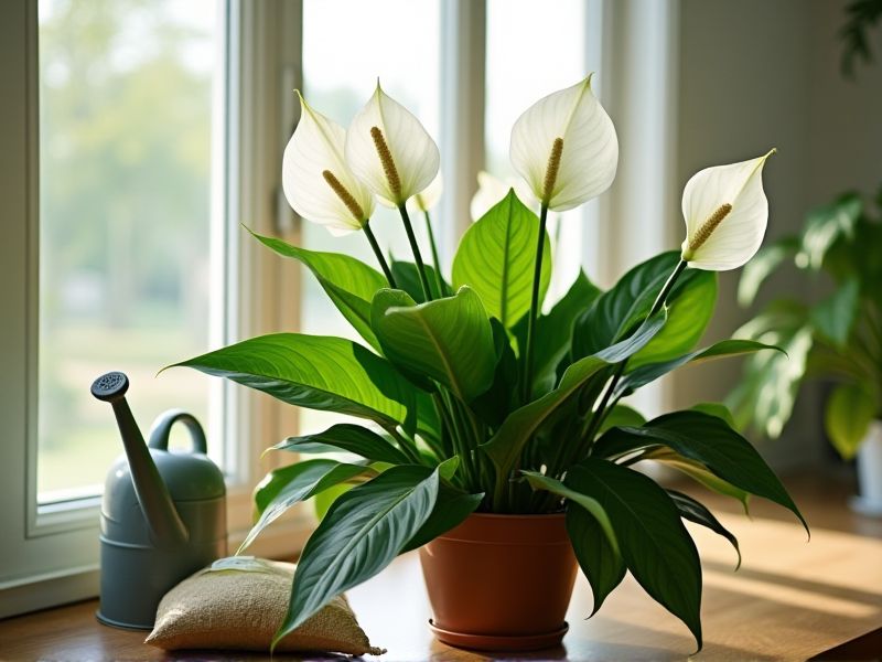 Cahaya Ajaib untuk Peace Lily: Rahasia Merawat Spathiphyllum spp. Agar Tumbuh Sehat dan Subur
