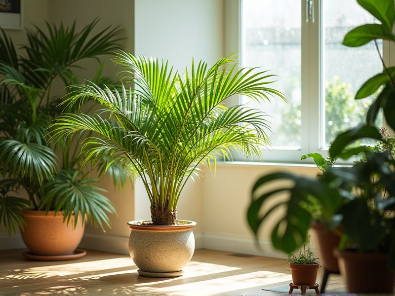 Cahaya yang Tepat: Kunci Sukses Menanam Palem Botol (Hyophorbe lagenicaulis) di Rumah Anda!