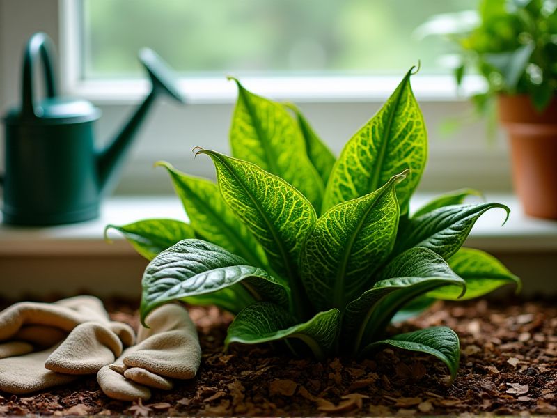 Jaga Kelembapan dan Keindahan Calathea: Pentingnya Mulsa dalam Perawatan Tanaman