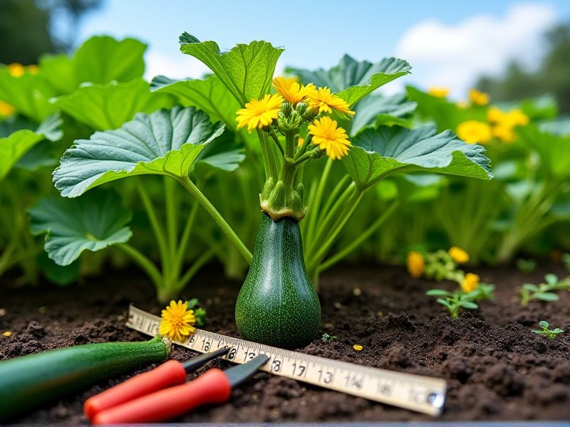 Jarak Ideal untuk Menanam Zucchini: Rahasia Agar Tanaman Subur dan Berbuah Lepat