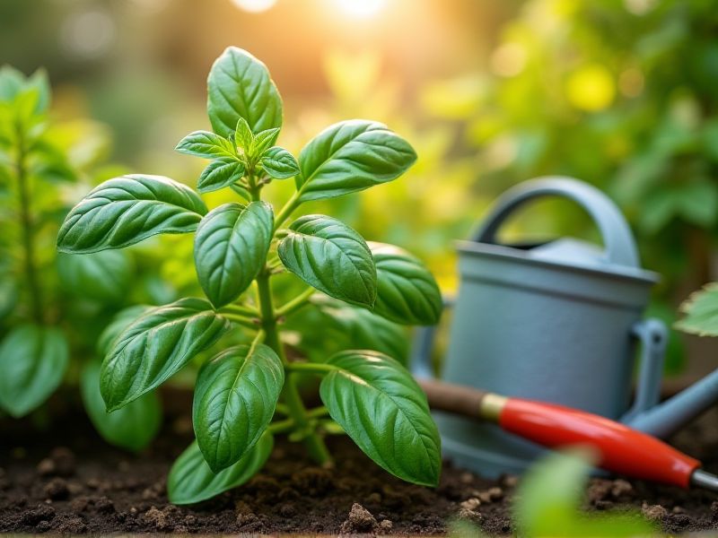Melindungi Daun Kemangi Anda: Tips Mengatasi Penyakit Umum yang Mengancam Ocimum basilicum.