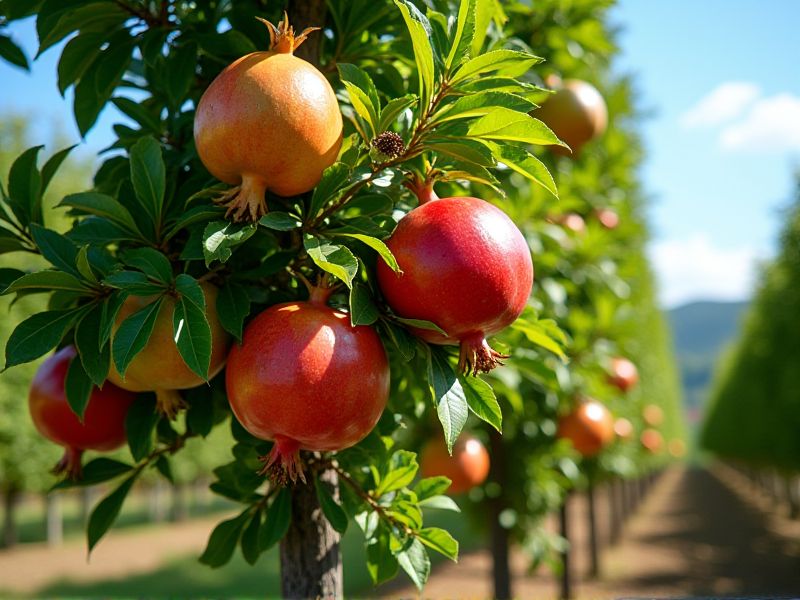 Membangun Penyangga yang Kokoh: Kunci Sukses Menanam Tanaman Delima (Punica granatum) yang Subur dan Berbuah Lebat.