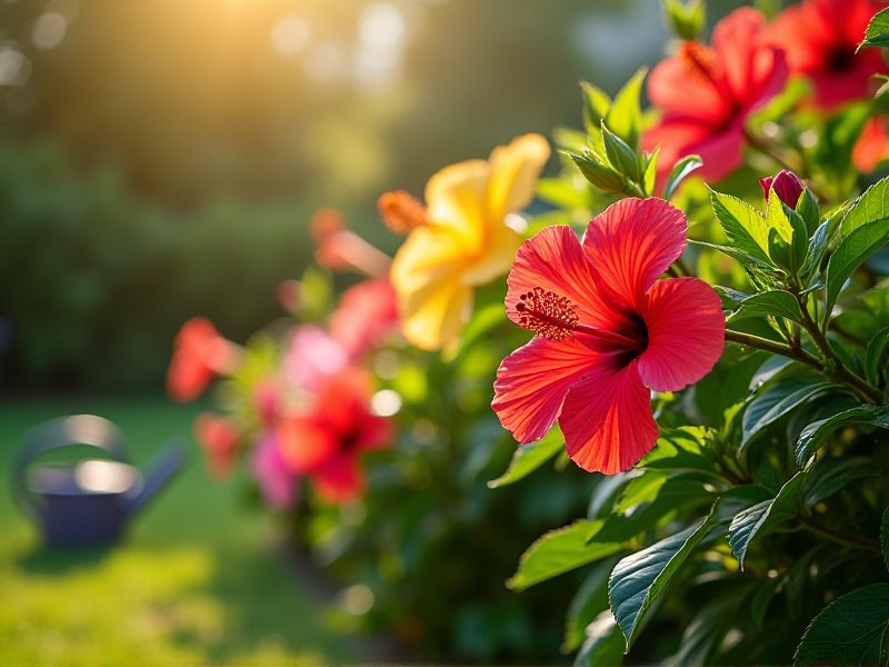 Menciptakan Keindahan dengan Bunga Sepatu: Panduan Merawat Tanaman Hibiscus Melalui Pencahayaan Optimal