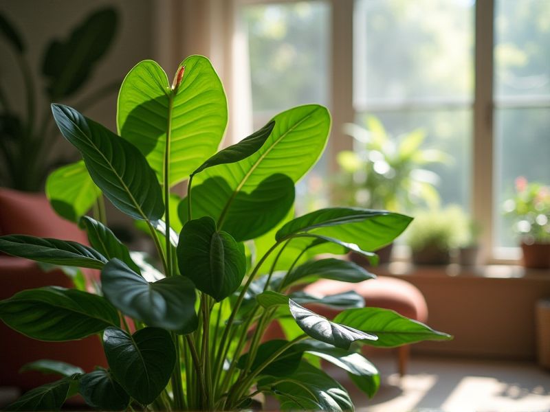 Menerangi Keindahan: Cara Optimal Menanam Tanaman Kuping Gajah (Anthurium) dengan Pencahayaan yang Tepat