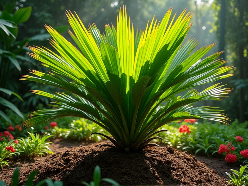 Nutrisi Ideal untuk Tanaman Palem Kipas Licuala grandis: Rahasia Pertumbuhan yang Subur dan Sehat