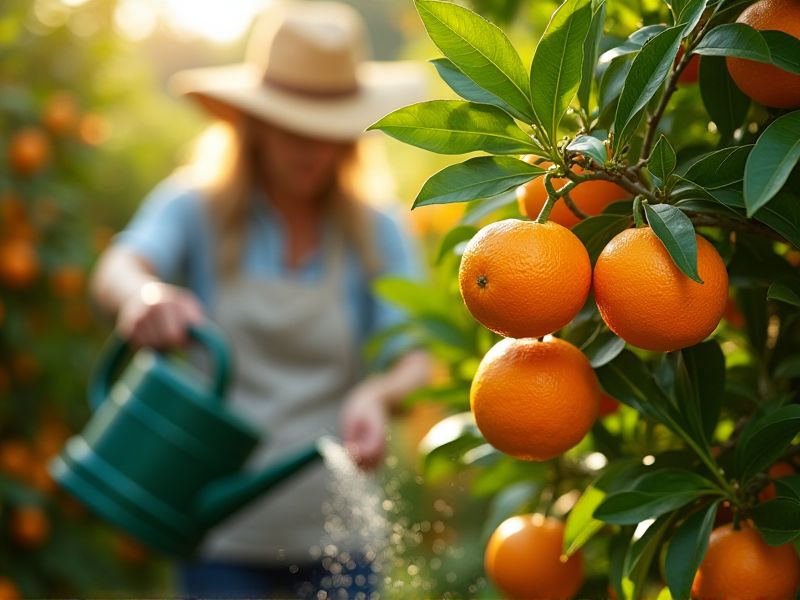 Penyiraman yang Tepat untuk Menanam Jeruk (Citrus sinensis) - Dapatkan Buah Manis dari Kebun Anda!