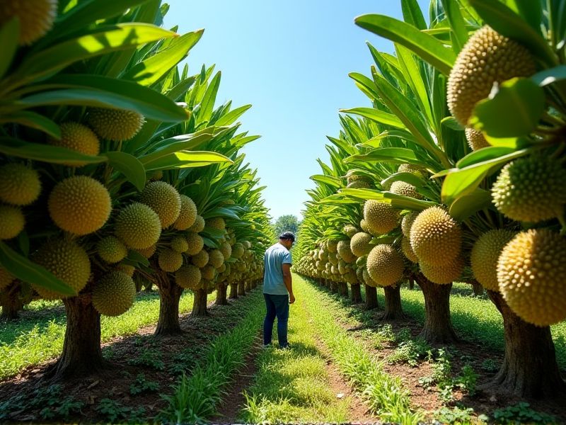 Perlindungan Optimal untuk Tanaman Durian: Kunci Menanam Durio spp. yang Berkualitas dan Berbuah Melimpah