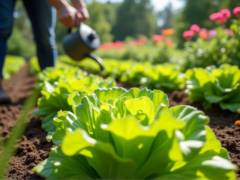Menyirami Selada: Panduan Optimal untuk Pertumbuhan Sempurna Lactuca sativa