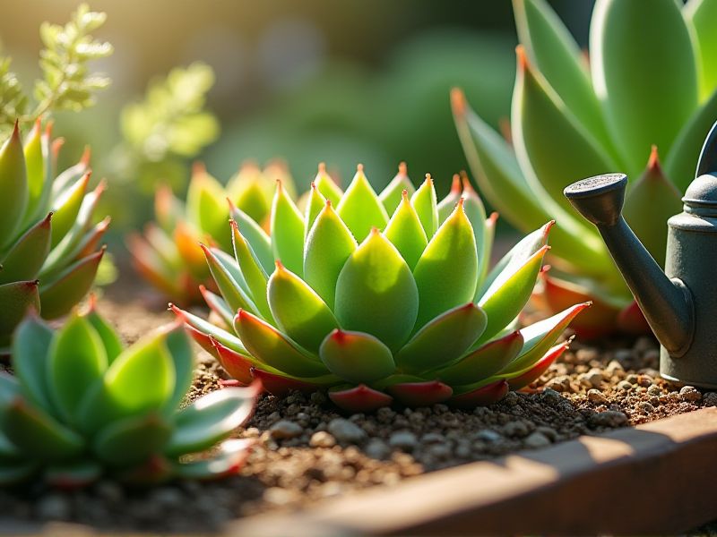 Menyirami Tanaman Sukulen: Kunci Menghindari Kelebihan Air untuk Kesegaran Crassulaceae spp. Anda!