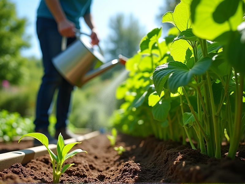 Penyiraman untuk Kacang Merah yang Subur dan Berhasil - Panduan Pertumbuhan Optimal Phaseolus vulgaris.