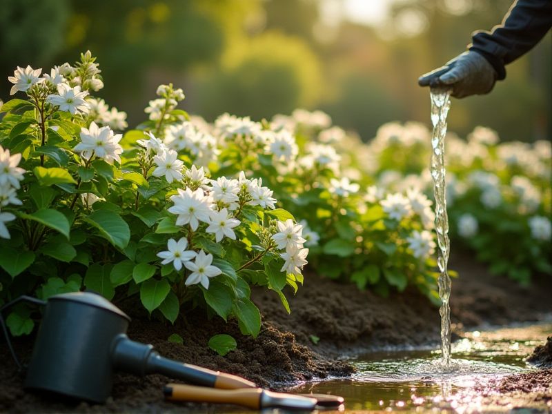 Penyiraman untuk Melati yang Mekar Optimal: Panduan Lengkap Merawat Jasminum sambac