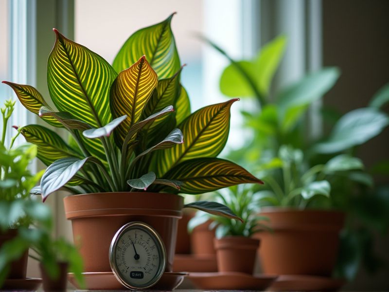 Sukses Menanam Calathea: Menjaga Suhu Ideal untuk Keindahan Daun yang Memukau!