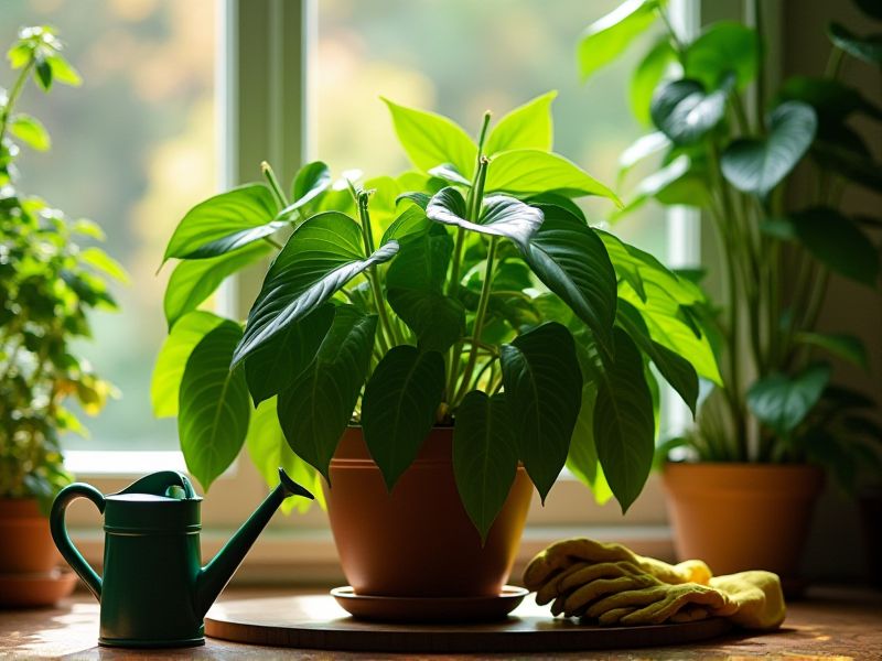 Sukses Repotting Tanaman Pothos: Cara Menjaga Kesuburan dan Kecantikan Epipremnum Aureum Anda!
