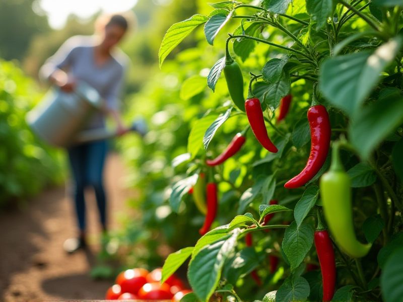 Seni Penyiraman Cabai: Kunci Menumbuhkan Capsicum Annum yang Subur dan Berbuah Lebat