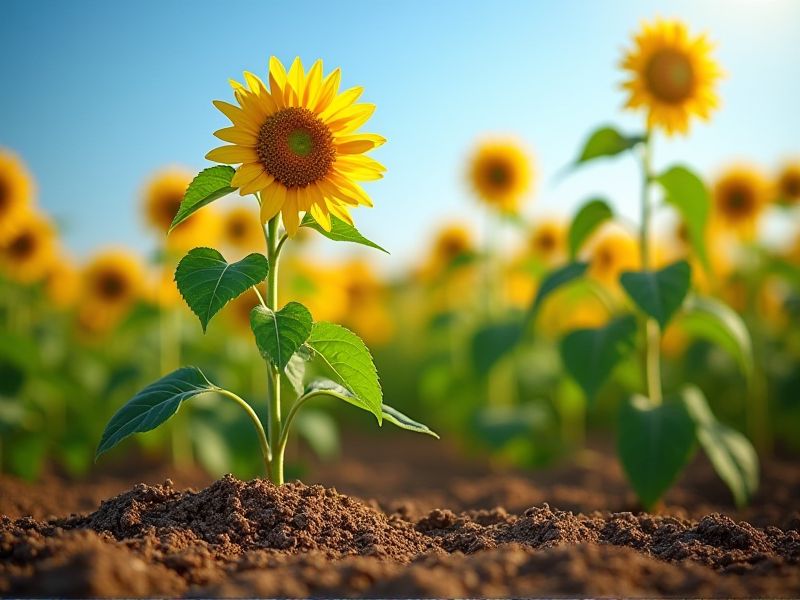 Strategi Efektif Memanfaatkan Mulsa untuk Pertumbuhan Optimal Bunga Matahari - Helianthus annuus