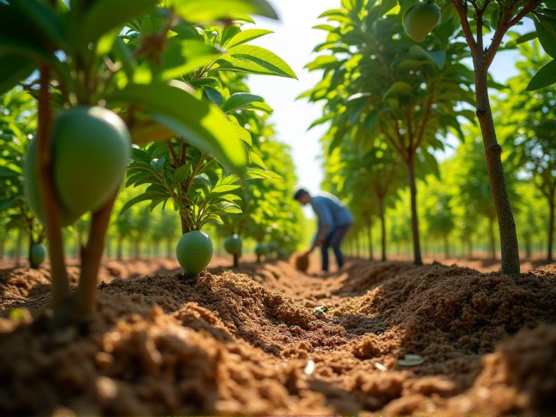 Sukses Menanam Mangga Muda: Pentingnya Penggunaan Mulsa untuk Pertumbuhan Optimal