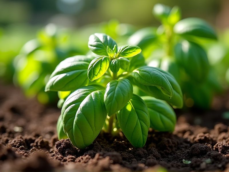 Tanaman Daun Kemangi yang Subur: Peran Vital Humus dalam Pertumbuhannya