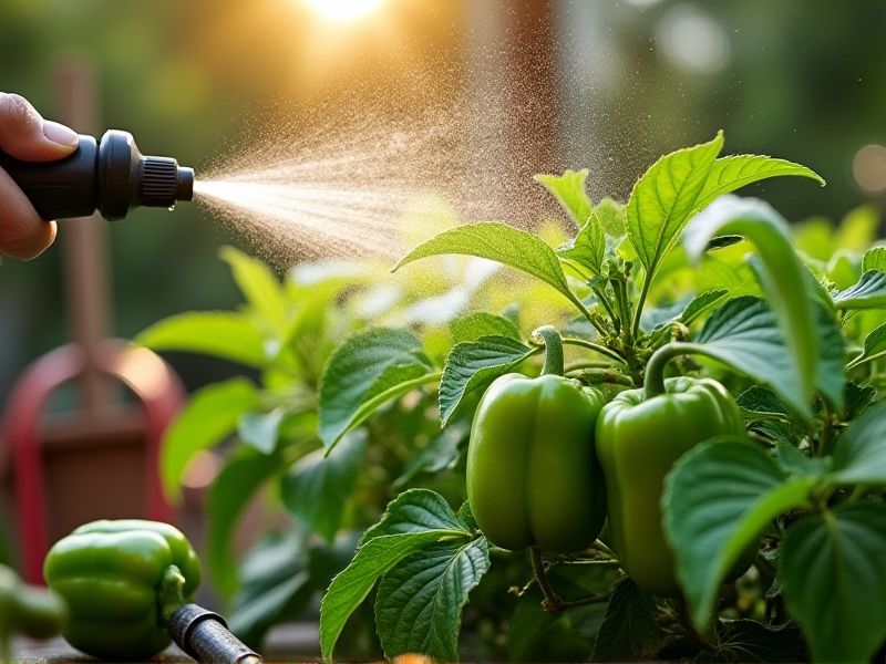Teknik Penyemprotan yang Efektif untuk Memaksimalkan Pertumbuhan Tanaman Paprika Anda!